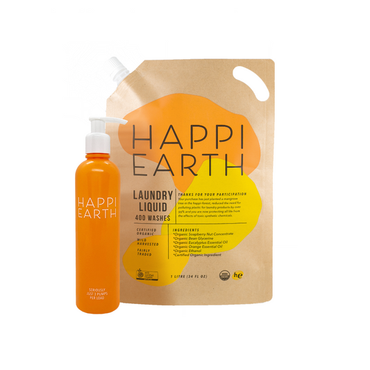 HAPPI STARTER PACK (NEW sugarcane pump bottle)