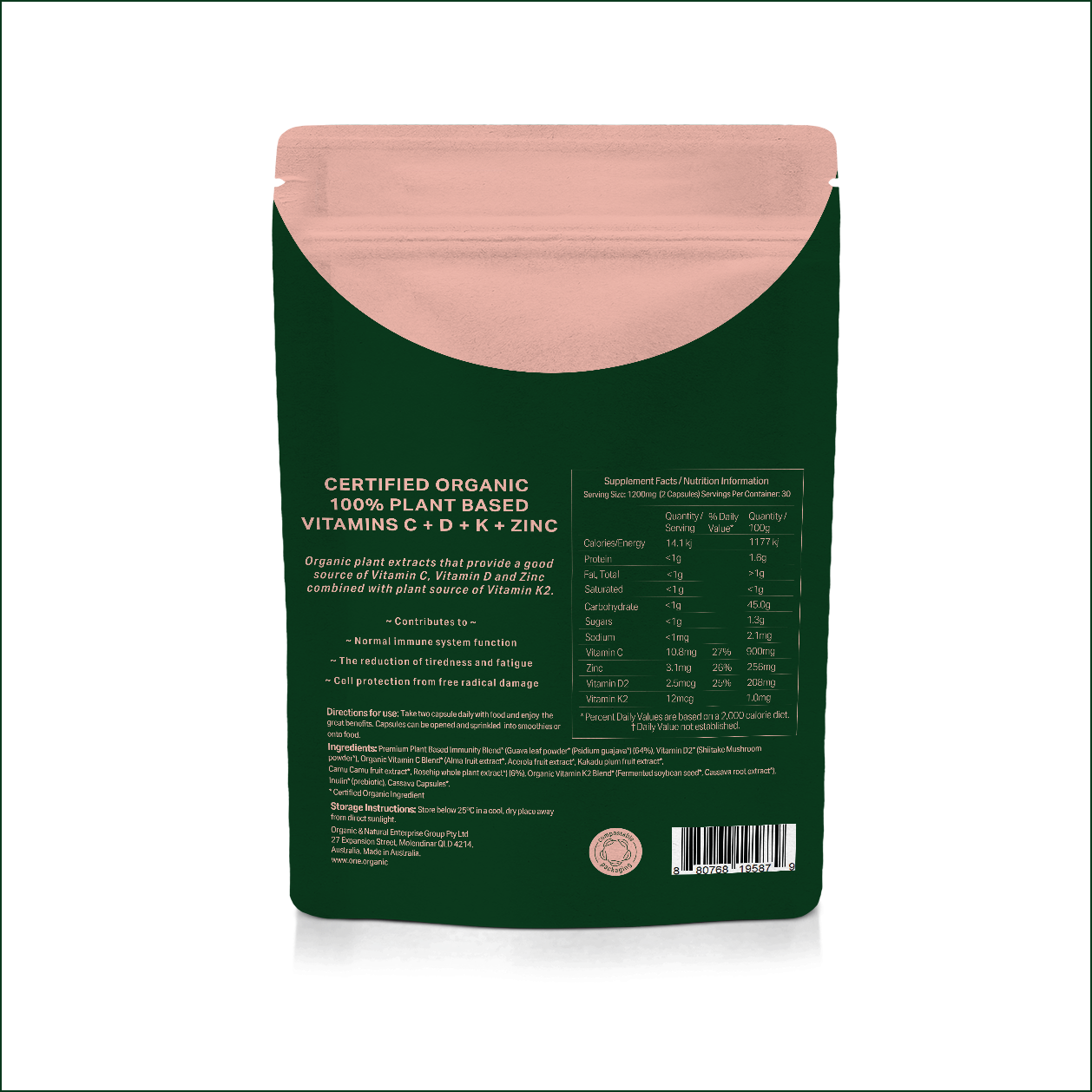 IMMUNE+ Certified Organic 1