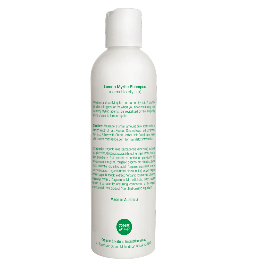 Lemon Myrtle Shampoo (in sugarcane bottles) 1