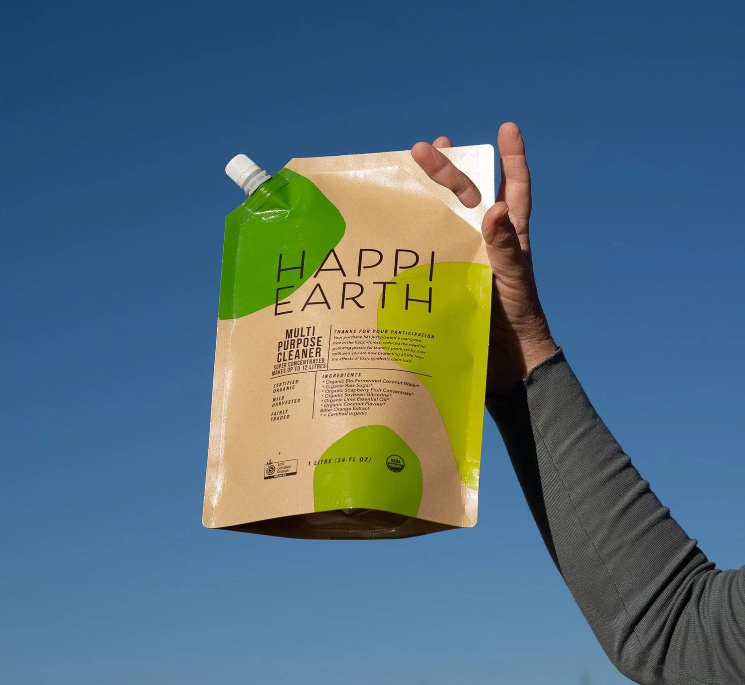 Happi Earth Laundry Liquid 1L 400回洗濯可能 Home | Happi Earth