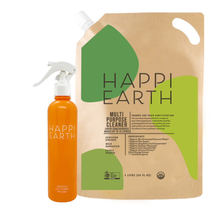 Happi Earth Laundry Liquid 1L 400回洗濯可能 Happi Earth Laundry Liquid 1L 400回洗濯可能