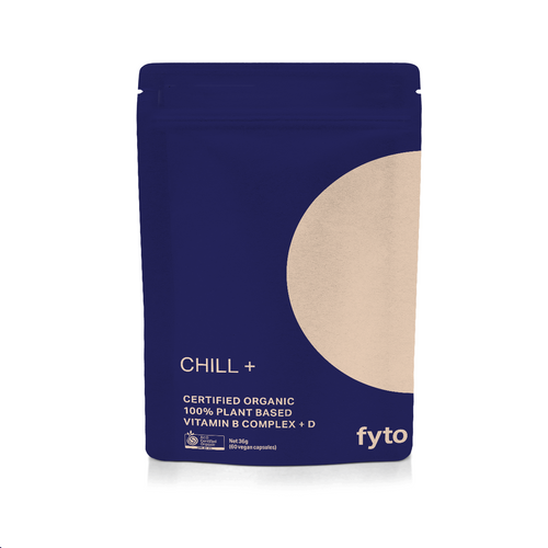 » CHILL + <br />Certified Organic <br />100% Plant based<br />60 capsules (100% off)