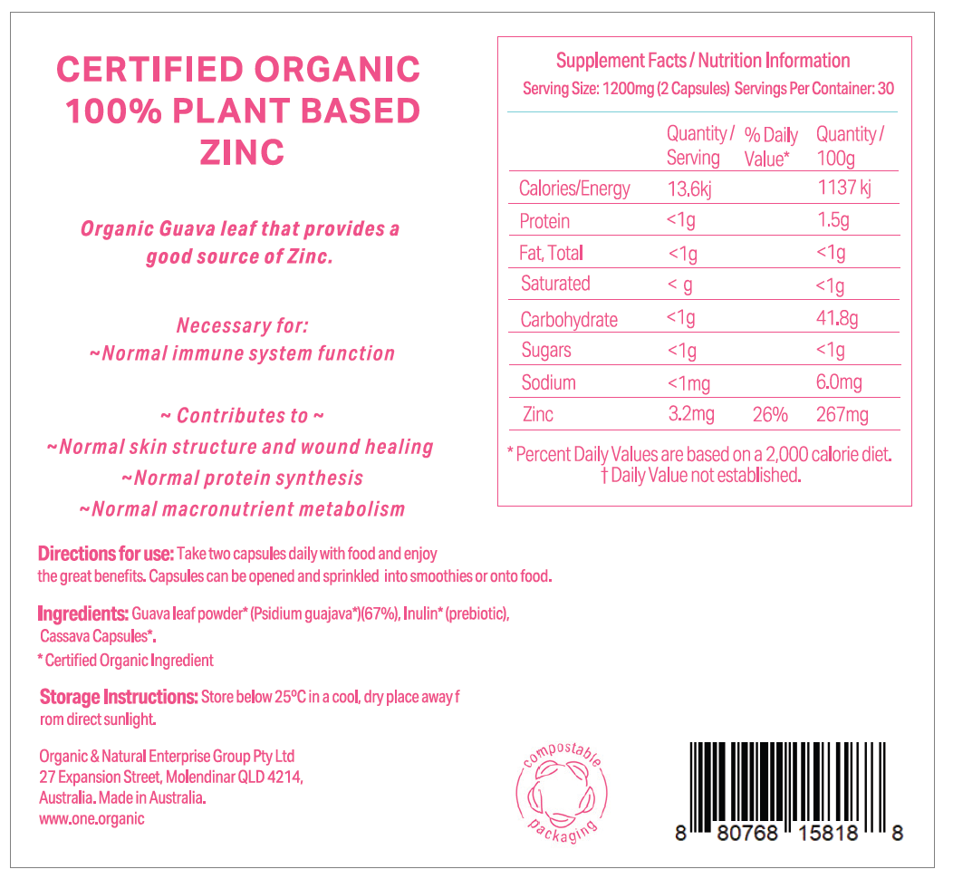ZINC Certified Organic 3