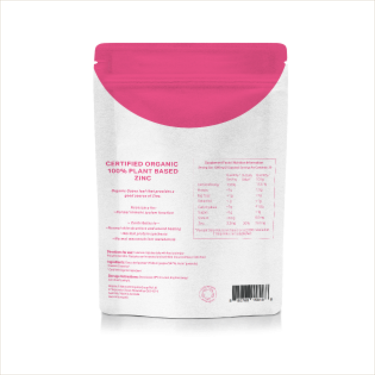 ZINC Certified Organic 2